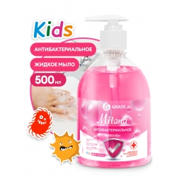  Жидкое мыло Grass Milana «Kids Fruit bubbles» антибактериальное, 0,5л