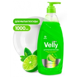 Средство для мытья посуды Grass «Velly Premium» лайм и мята, 1л