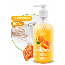 Жидкое крем-мыло Grass Milana «Молоко и мед», 0,5л