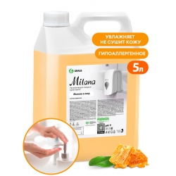 Жидкое крем-мыло Grass Milana «Молоко и мед», 5л 