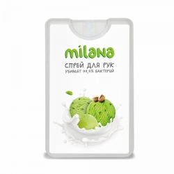 Средство косметическое для ухода за кожей рук спрей-Milana-фисташковое мороженое (20 мл)